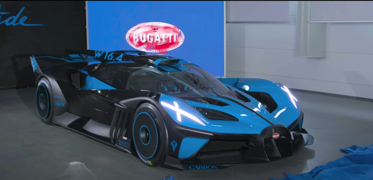 F1-grade Bugatti Bolide reaches 311+ mph with shape-shifting air scoop